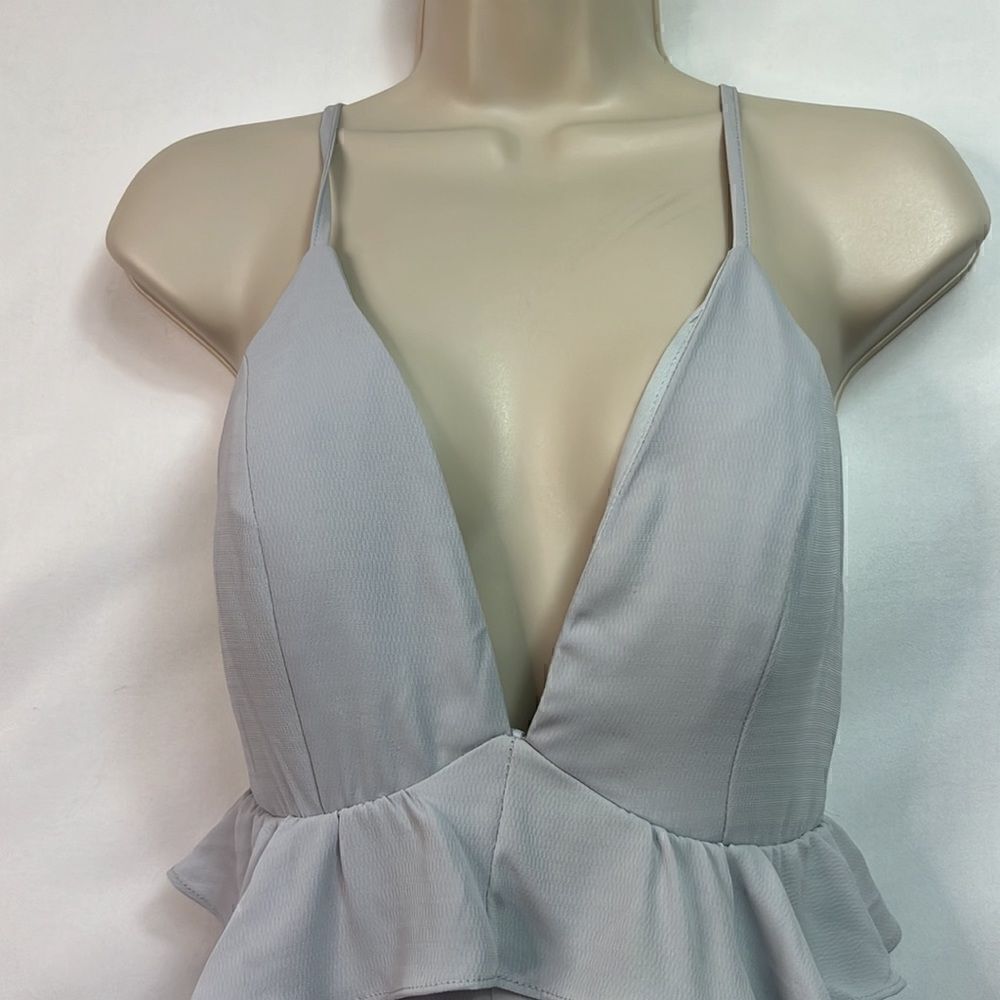 Style State Gray Romper size 8 - Picture 2 of 11